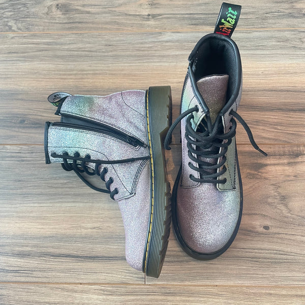 NEW 4Y Dr. Martens 1460 Nebula Glitter boots
