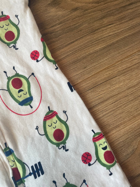 18-24m Old Navy avocado print romper/sleeper