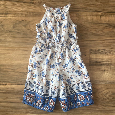 18/24m Janie & Jack boho floral pant romper w/pockets