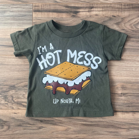 NEW (without tags) 2T Artisans Inc. Hot Mess S’mores shirt