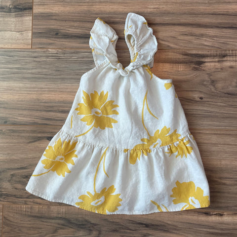 18-24m ZARA linen floral dress