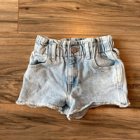 18-24m GAP denim paper bag shorts