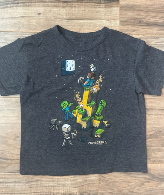 4T comparable Minecraft shirt