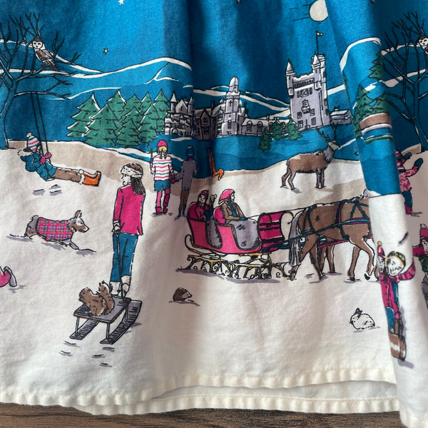 Size 3 Joules Clothing snow fun dress