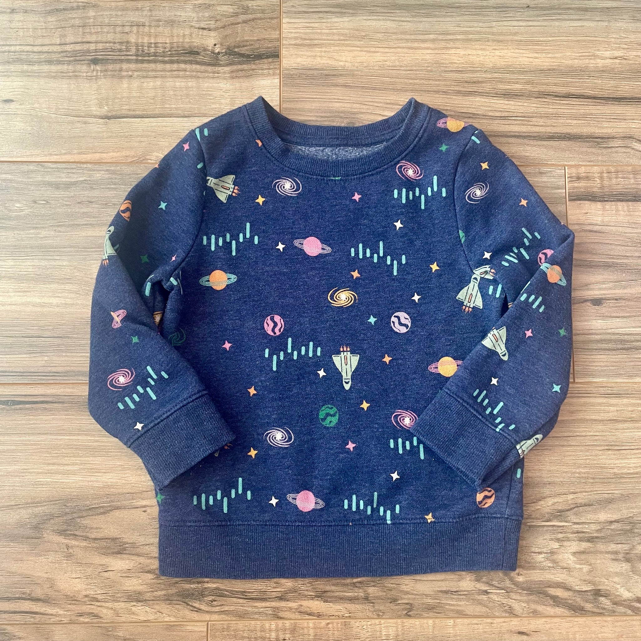 3T Cat & Jack planets/space sweatshirt