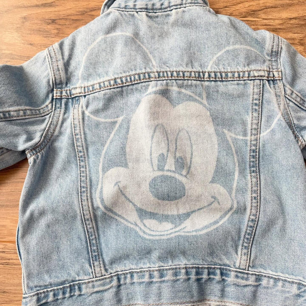 Size 3 GAP x Disney Mickey Mouse denim jacket