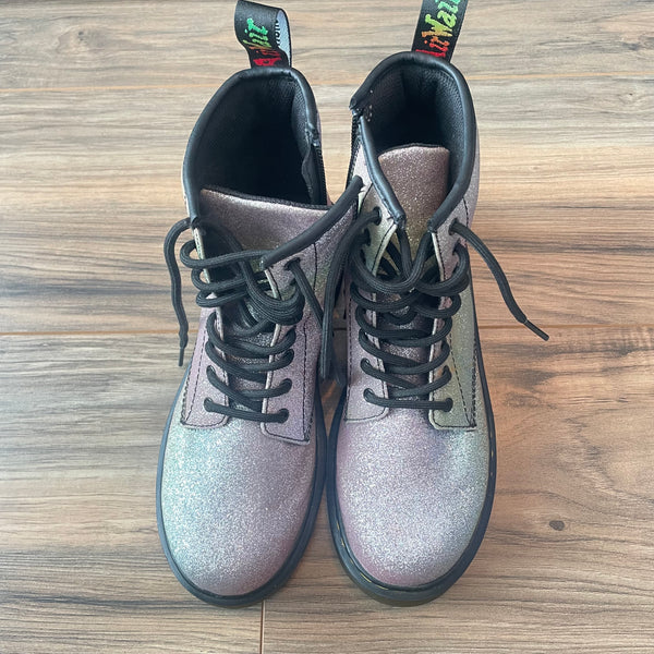 NEW 4Y Dr. Martens 1460 Nebula Glitter boots