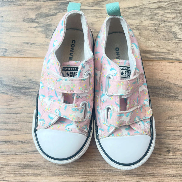 9C Converse unicorn velcro sneakers