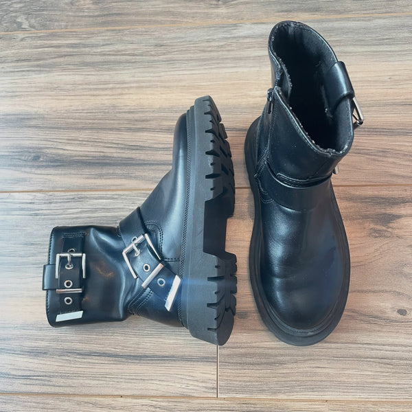 29 EU (11.5C US) ZARA biker/combat ankle boots
