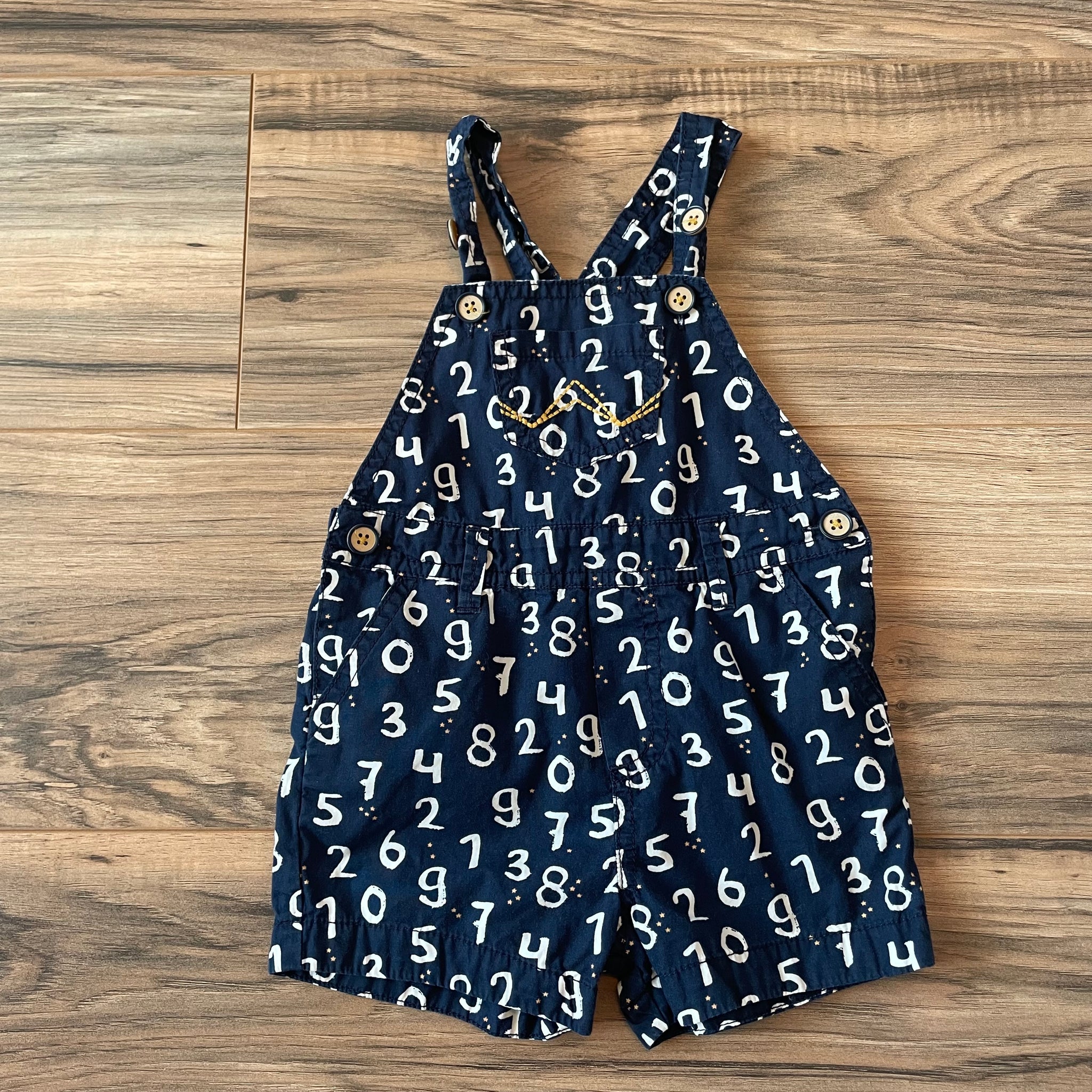 9-12m Copenhagen Delights 123 shortalls