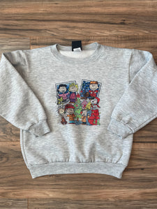 Size 7 Charlie Brown + Peanuts Gang Christmas Sweatshirt