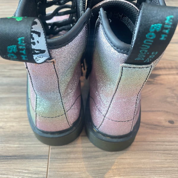 NEW 4Y Dr. Martens 1460 Nebula Glitter boots