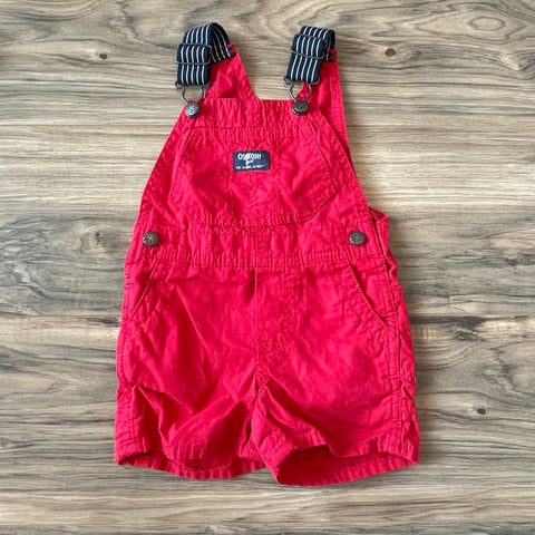 12m OshKosh red shortalls