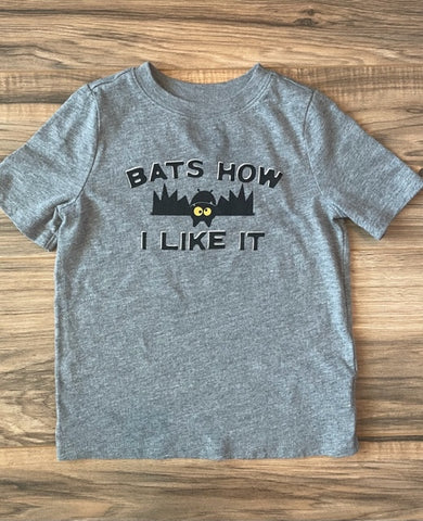 4T Old Navy heather gray 'Bats How I Like It' T-Shirt