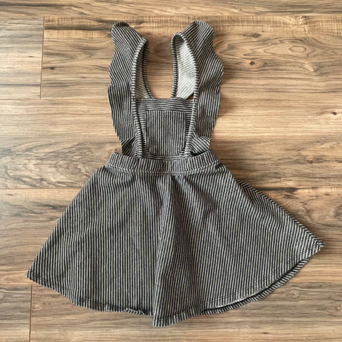 5T Art Class chambray striped apron dress