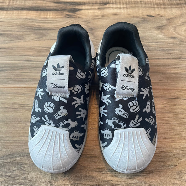 Size 10 Adidas x Disney Superstar 360 Mickey Mouse slip-ons