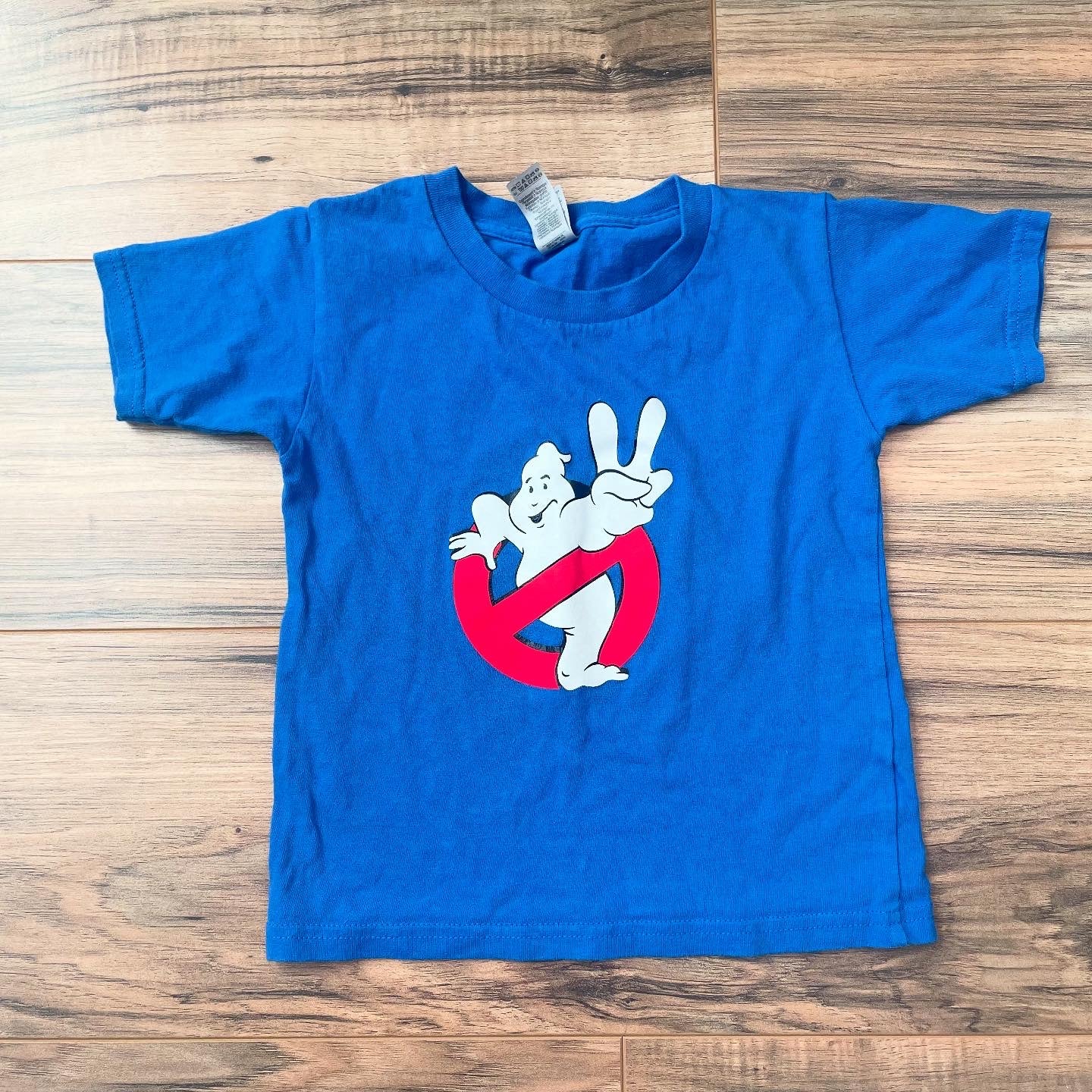 4T custom Ghostbusters peace sign shirt