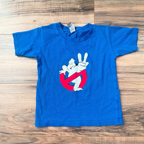 4T custom Ghostbusters peace sign shirt