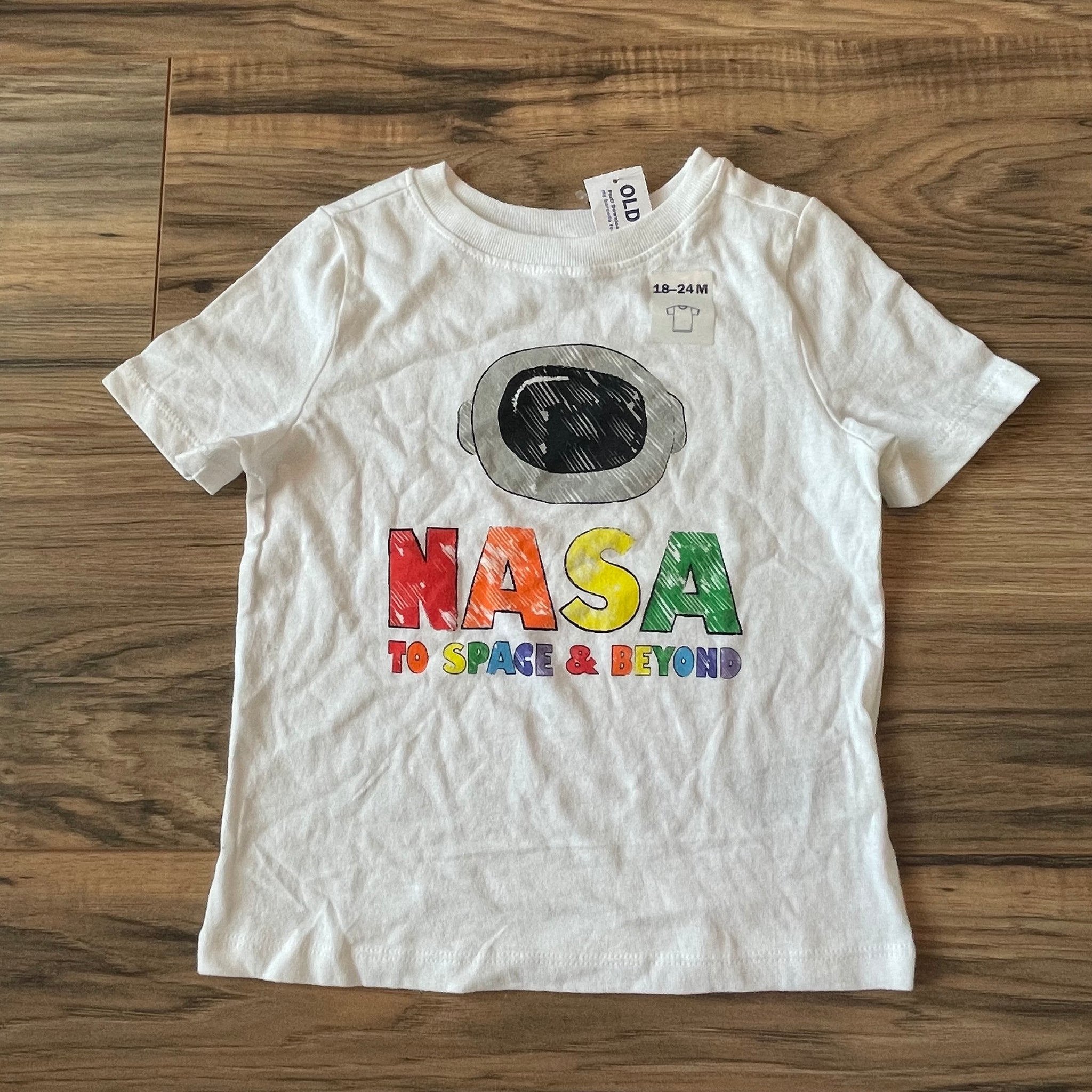 NEW 18-24m Old Navy NASA shirt