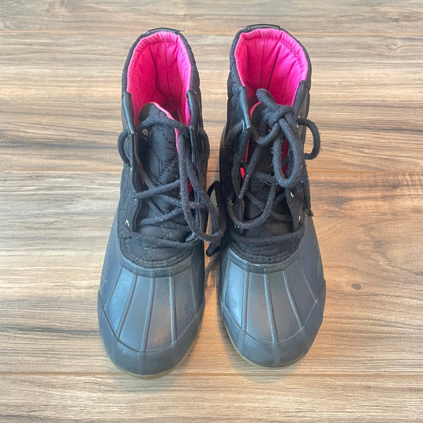 Size 3 big kids Sperry port duck boots