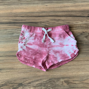 Size 3 Cotton On Kids Pink Tie Dye Dolphin Style Shorts w/pockets