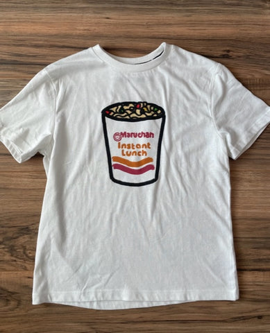 Small (6/7x) Maruchan Instant Noodle white tee