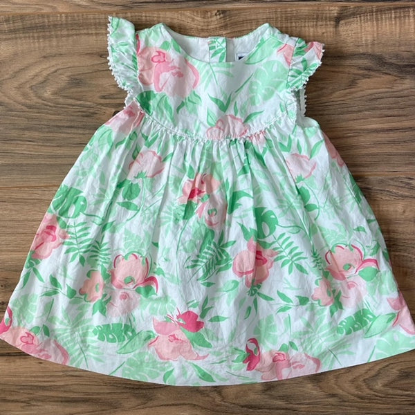 janie and jack green dress 12-18m & green/pink tropical/floral print – Young Ones Kids Resale Store length silhouette Dresser Color:Weathered Oak OrigVariantId:45708657492021 Talbots Olive Green Blue