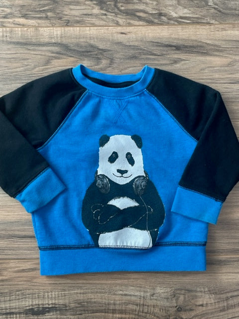 18m Cat & Jack panda w/headphones sweatshirt