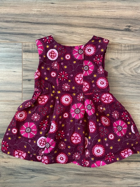 18m Genuine Kids burgundy boho floral dress