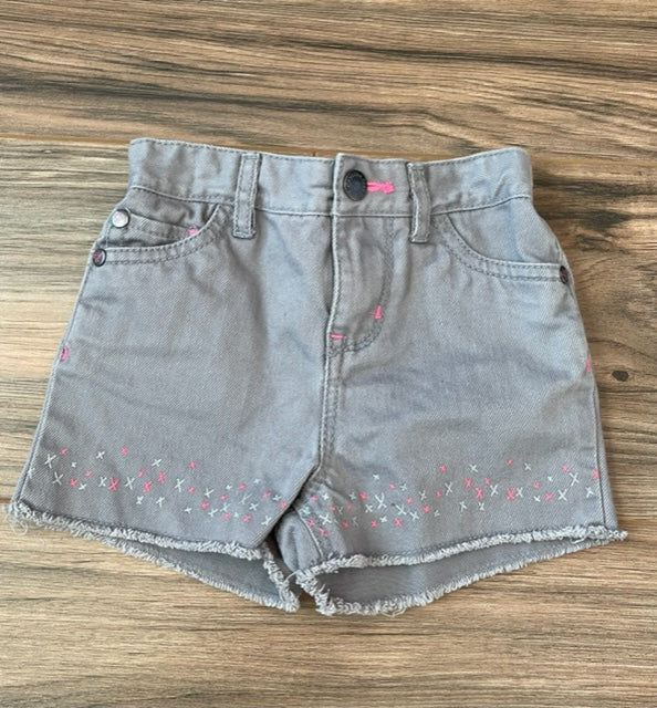 18m Genuine Kids gray jean shorts w/star detail