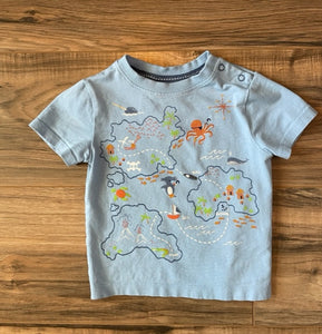 18m Jarvis Archer sea life/pirate map shirt