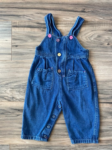 18m Little Ones denim button romper