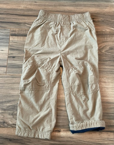 24m Jumping Beans lined khaki pull-on pants