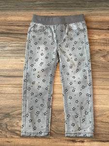 2T Cat & Jack gray starry pull-on skinny jeans