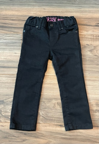 2T The Children's Place black skinny jeans w/ pockets