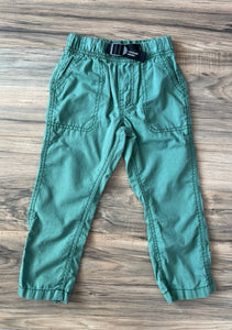 3T Carter's green Adventure Seeker pants w/ buckle