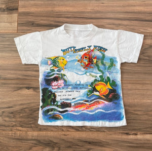 3T comparable unbranded colorful butterfly fish shirt w/ 3D fish