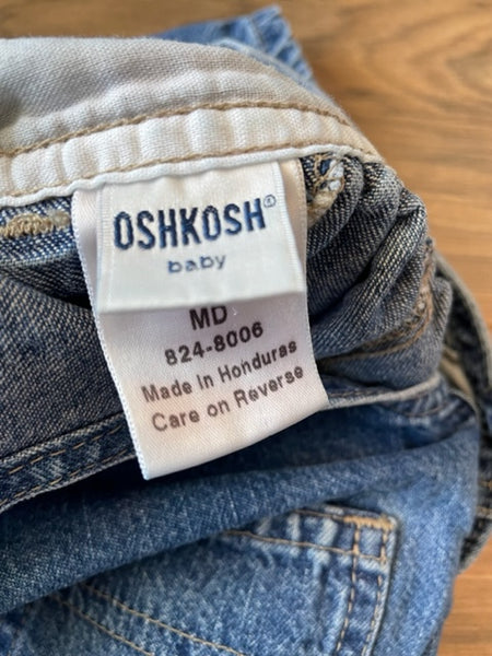 3/6m comparable OshKosh vintage classic denim overalls