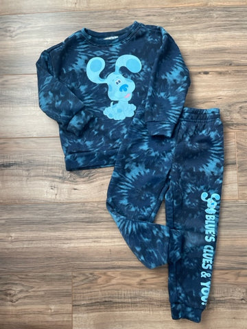 4T Blue’s Clues tie-dye sweatsuit