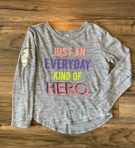 5T Cat & Jack L/S Everyday Hero shirt
