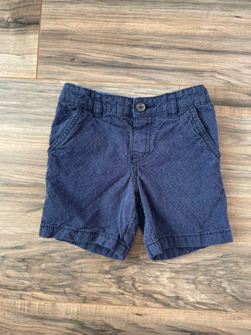 4T Cat & Jack navy diamond print shorts w/pockets