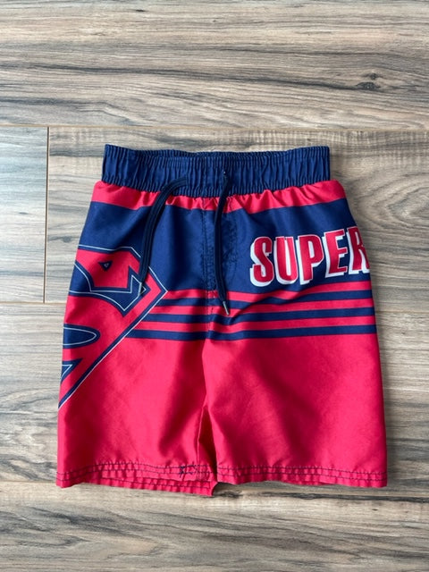 4T Superman swim trunks
