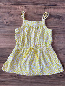 Size 2 GAP yellow/white sunburst tunic shirt/short dress