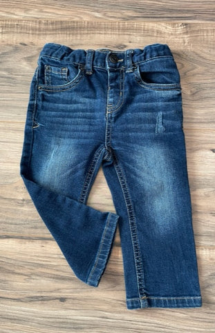 18m Cat & Jack straight-leg lightly distressed jeans