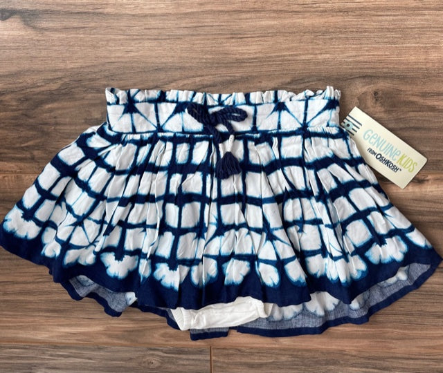 NEW 12m Genuine Kids blue tie-dye skirt + bloomers set