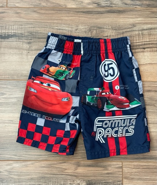 18m Disney Cars Lightning McQueen swim trunks