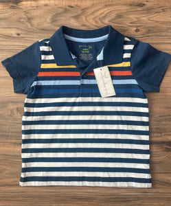 NEW 24m First Impressions striped polo shirt boy boys boy's