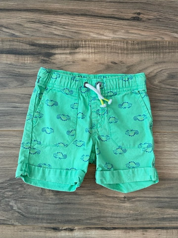 12m Cat & Jack green gecko shorts