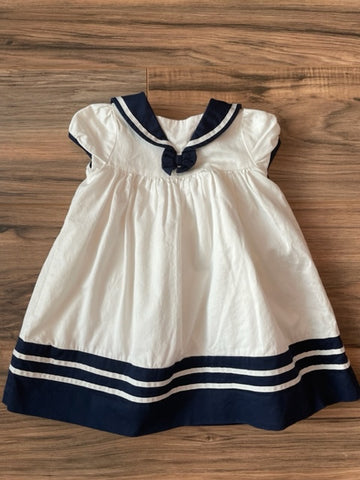 6-12m Janie and Jack sailor dress w/bloomers