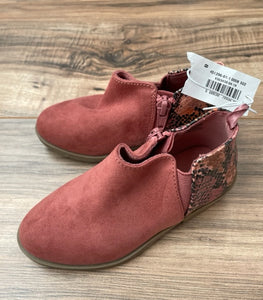 NEW Size 8 Old Navy dusty rose snake booties